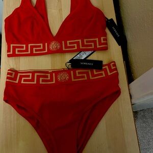 Versace bikini set lounge wear